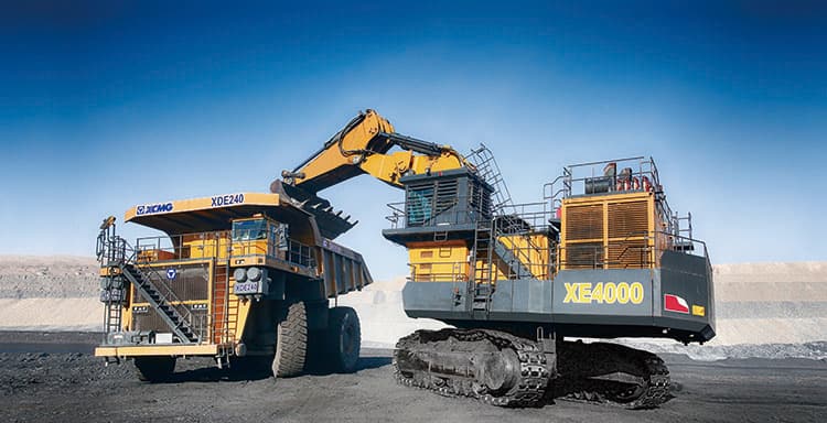 XCMG Official XDE240 Electric Coal Mining Mine Dump Truck 240ton Mining Dump Truck Price For Sale
